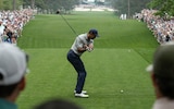 Tiger Woods teeing it up at the Masters in 2023