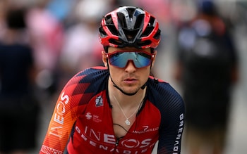 Tom Pidcock of United Kingdom and Team INEOS Grenadiers crosses the finish line during the 86th Tour de Suisse 2023, Stage 5 a 211km stage from Fiesch to La Punt 1696m 