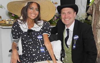 Dame Deborah James and her brother Benjamin James attend Royal Ascot 2022 shortly before her death at the age of 40