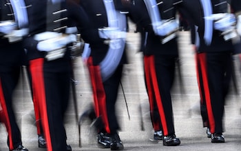 British Army officer cadets at the Royal Military Academy Sandhurst