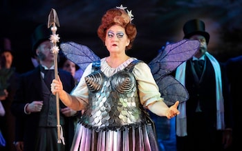 Iolanthe Performed by English National Opera at the London Coliseum, Catherine Wyn-Rogers as Queen of the Fairies