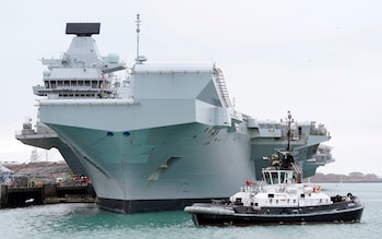 Last-minute checks revealed an issue with HMS Queen Elizabeth's propeller shaft 