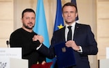 Macron Zelensky