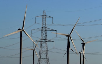 Little Cheyne Court wind farm on Romney Marsh in Kent