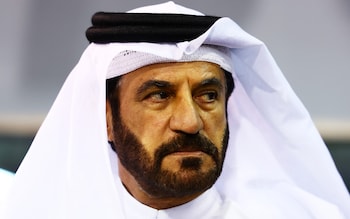 Mohammed ben Sulayem, FIA President, looks on in parc ferme after qualifying ahead of the F1 Grand Prix of Bahrain at Bahrain International Circuit on March 01, 2024 in Bahrain, Bahrain