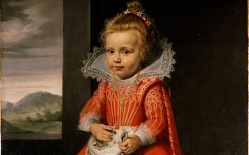 Detail from Cornelis de Vos's 1623 portrait of  his daughter, Magdalena