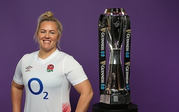 Marlie Packer at the launch of the Women's Six Nations