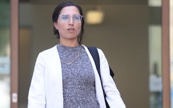 ennifer Edmunds at Westminster Magistrates court to challenge her Covid fine she received for attending a vigil for Sarah Everard