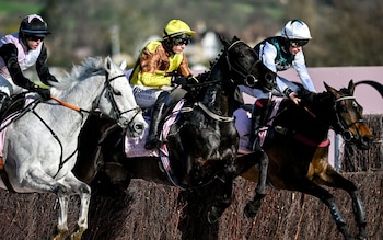 Galopin Des Champs winning the Gold Cup