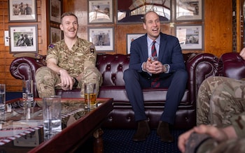 The Prince of Wales visited Combermere Barracks in Windsor in his role as the Colonel of the Welsh Guards