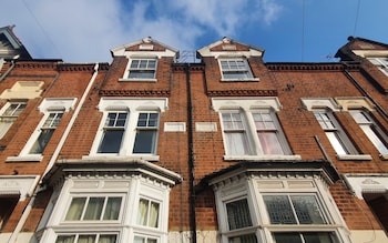 Front of Victorian residential buildings