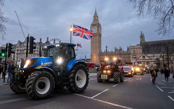 British farmers made their voices heard in London 